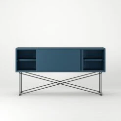 Vogue Media Furniture 136H, Darkblue/2DB/Black -Maze Furni Shop decotique vogue media furniture 136 with frame stand 43