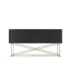 Vogue Media Furniture 136H, Antracit/2A/Brass