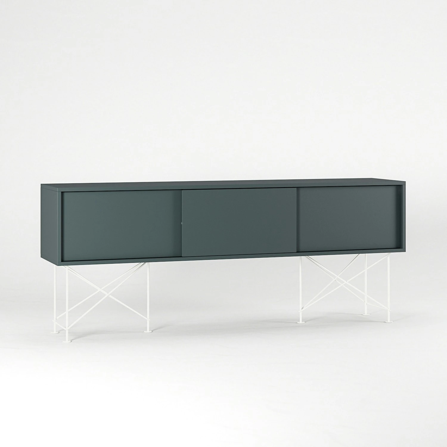 Vogue Media Furniture 180H, Grey/3G/White 3 Vogue Media Furniture 180H, Grey/3G/White - Image 3