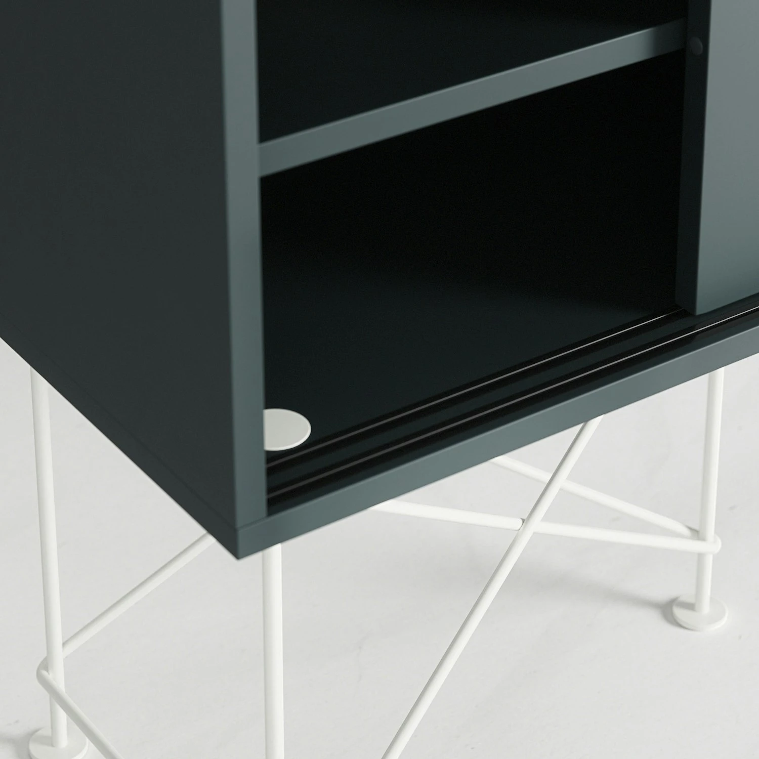 Vogue Media Furniture 180H, Grey/3G/White 4 Vogue Media Furniture 180H, Grey/3G/White - Image 4