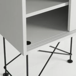 Vogue Media Furniture 180H, White/3W/Black -Maze Furni Shop decotique vogue media furniture 180 with frame stand 28