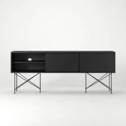 Vogue Media Furniture 180H, Antracit/3A/Black -Maze Furni Shop decotique vogue media furniture 180 with frame stand 36
