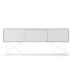 Vogue Media Furniture 180H, White/3W/White