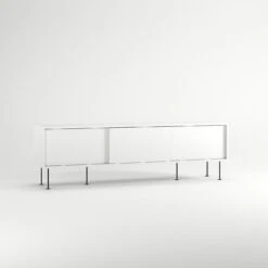 Vogue Media Bench With Legs 180 Cm, White / Black 8 Vogue Media Bench With Legs 180 Cm, White / Black -Maze Furni Shop decotique vogue media furniture 180 with legs 102