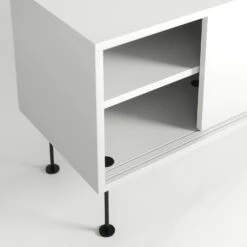 Vogue Media Bench With Legs 180 Cm, White / Black 9 Vogue Media Bench With Legs 180 Cm, White / Black -Maze Furni Shop decotique vogue media furniture 180 with legs 103