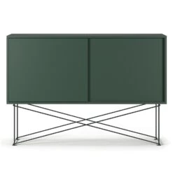 Vogue Sideboard 136H, Green/2G/Black