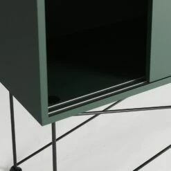 Vogue Sideboard 136H, Green/2G/Black -Maze Furni Shop decotique vogue sideboard 136 with frame stand 116