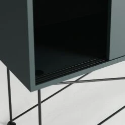 Vogue Sideboard 136H, Grey/2G/Black -Maze Furni Shop decotique vogue sideboard 136 with frame stand 137