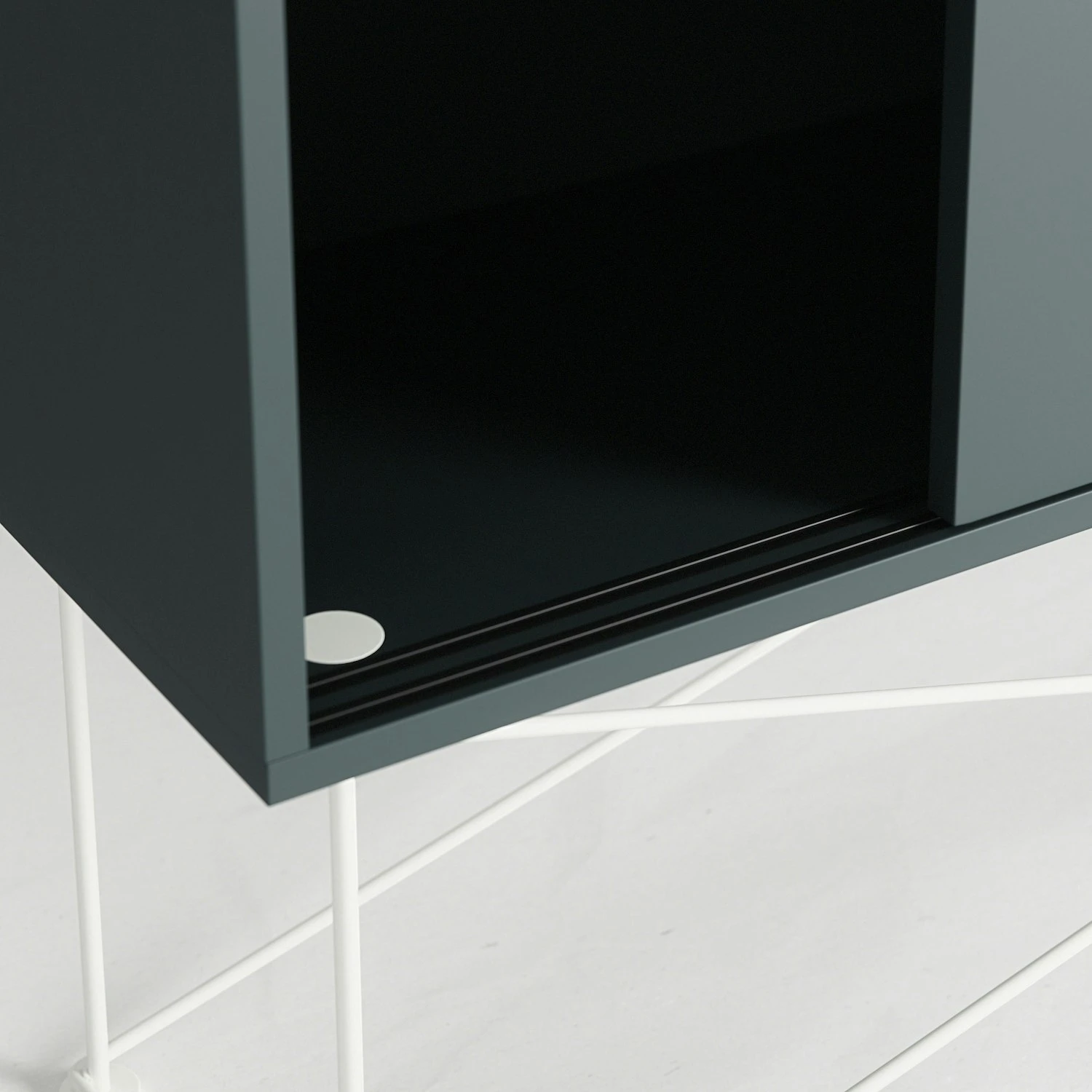 Vogue Sideboard 136H, Grey/2G/White 4 Vogue Sideboard 136H, Grey/2G/White - Image 4