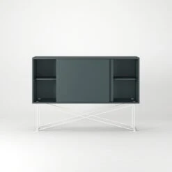 Vogue Sideboard 136H, Grey/2G/White 11 Vogue Sideboard 136H, Grey/2G/White -Maze Furni Shop decotique vogue sideboard 136 with frame stand 153