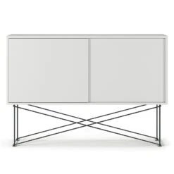 Vogue Sideboard 136H, White/2W/Black