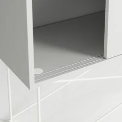 Vogue Sideboard 136H, White/2W/White -Maze Furni Shop decotique vogue sideboard 136 with frame stand 46