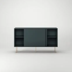 Vogue Side Table With Legs 136 Cm, Grey / Brass 11 Vogue Side Table With Legs 136 Cm, Grey / Brass -Maze Furni Shop decotique vogue sideboard 136 with legs 49