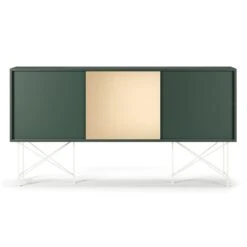 Vogue Sideboard 180H, Green/2G1B/White