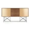 Vogue Sideboard 180H, Walnut/1W2B/Black