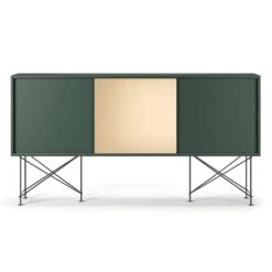 Vogue Sideboard 180H, Green/2G1B/Black