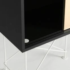 Vogue Sideboard 180H, Antracit/1A2B/White -Maze Furni Shop decotique vogue sideboard 180 two brass doors frame stand 146