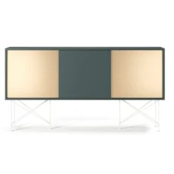 Vogue Sideboard 180H, Grey/1G2B/White