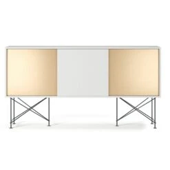 Vogue Sideboard 180H, White/1W2B/Black