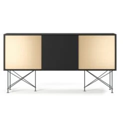 Vogue Sideboard 180H, Antracit/1A2B/Black