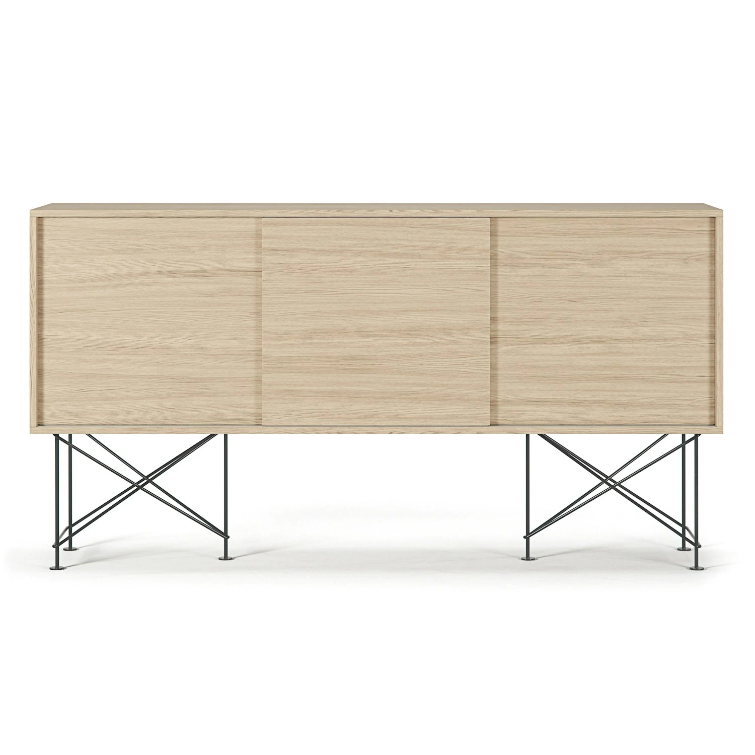 Vogue Sideboard 180H, White Oak/3WO/Black 1 Vogue Sideboard 180H, White Oak/3WO/Black
