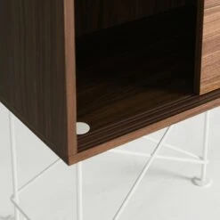 Vogue Sideboard 180H, Walnut/3W/White 9 Vogue Sideboard 180H, Walnut/3W/White -Maze Furni Shop decotique vogue sideboard 180 with frame stand 184