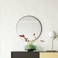 Vogue Wall Cabinet Petite 136, Antracit/Brass -Maze Furni Shop decotique vogue wall cabinet petite 136 20