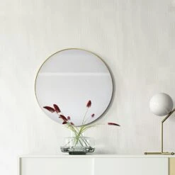 Vogue Wall Cabinet Petite 180, White/Brass -Maze Furni Shop decotique vogue wall cabinet petite 180 24