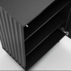 Wave Cabinet 1D Anthracite -Maze Furni Shop decotique wave cabinet 1d 37