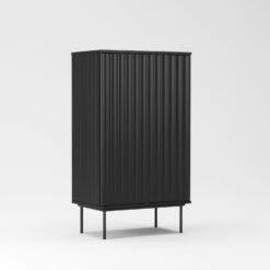 Wave Cabinet 1D Anthracite -Maze Furni Shop decotique wave cabinet 1d 38