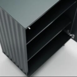 Wave Cabinet 1D Grey -Maze Furni Shop decotique wave cabinet 1d 44