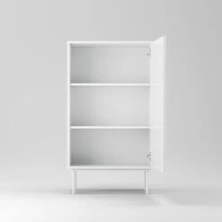 Wave Cabinet 1D White -Maze Furni Shop decotique wave cabinet 1d 54