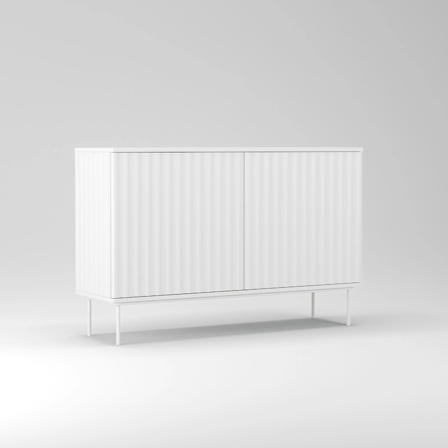 Wave Sideboard 2D White 3 Wave Sideboard 2D White - Image 3