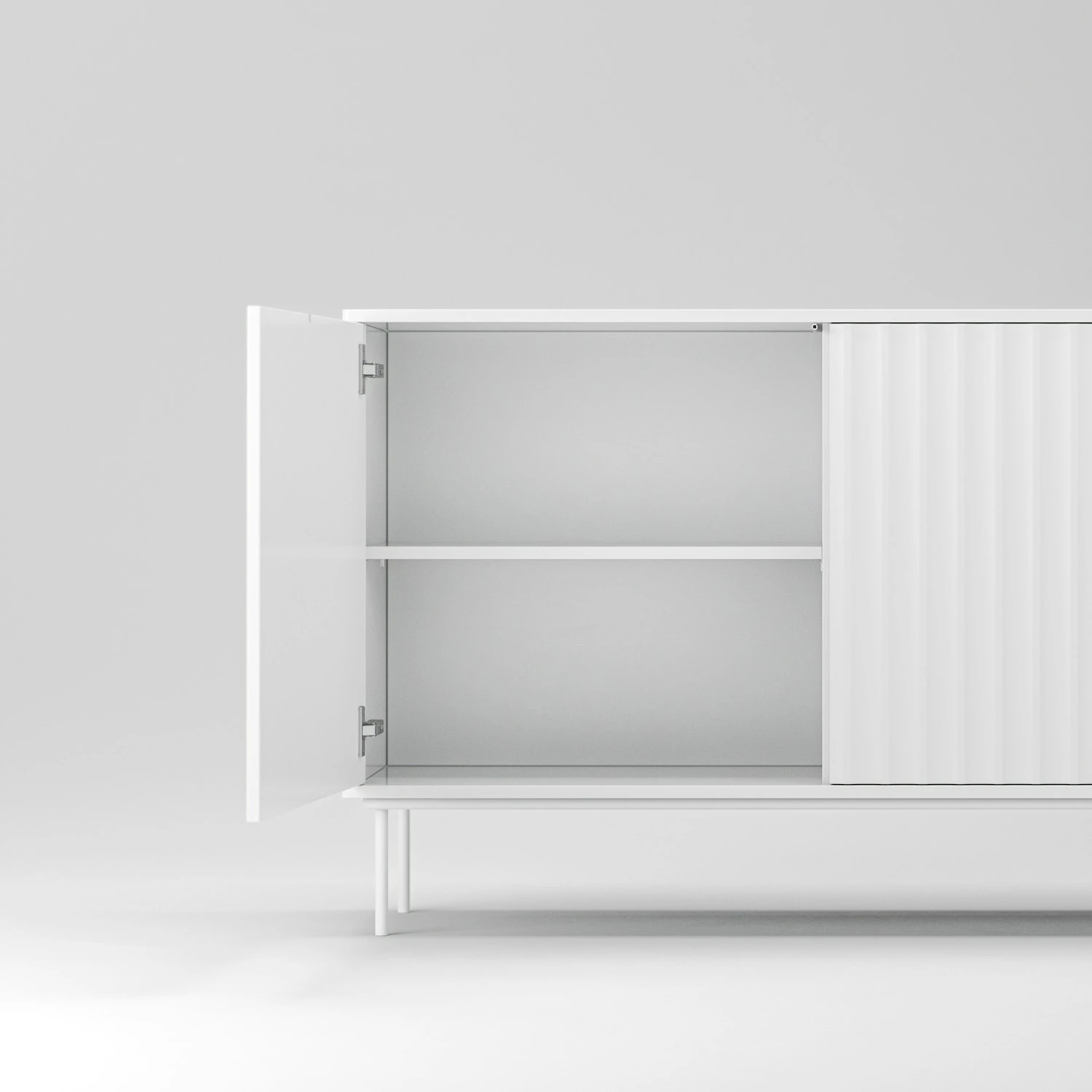 Wave Sideboard 2D White 5 Wave Sideboard 2D White - Image 5
