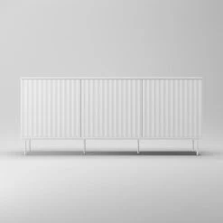 Wave Sideboard 3D White -Maze Furni Shop decotique wave sideboard 3d 73