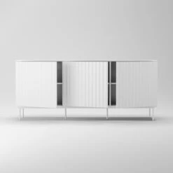 Wave Sideboard 3D White -Maze Furni Shop decotique wave sideboard 3d 75