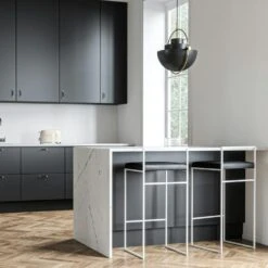 Bar Stool With Backrest 90 Cm, White / Black Leather -Maze Furni Shop department bar stool with backrest 90 cm 106