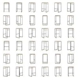 Bar Stool Outdoor Without Backrest 76 Cm, Canvas -Maze Furni Shop department barstool outdoor without backrest 76 cm 5