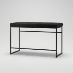 Bench, Black / Black Velvet -Maze Furni Shop department bench 2