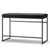 Bench, Black / Black Leather