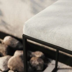 Bench Outdoor Sunbrella, Silver Grey -Maze Furni Shop department bench outdoor sunbrella 47