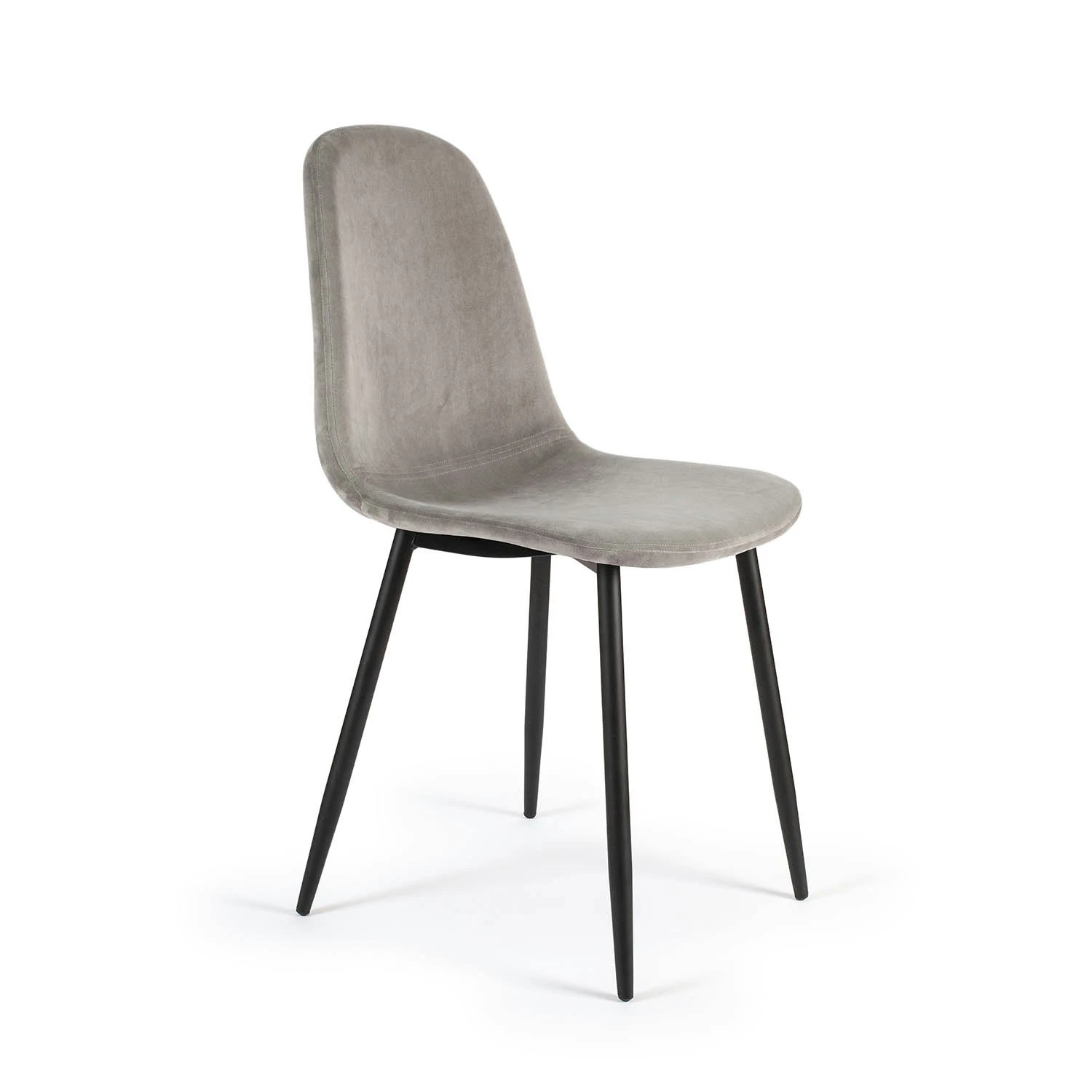 Cue Chair C02, Grey Velvet 2 Cue Chair C02, Grey Velvet - Image 2