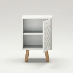 Ray Bedside Table, White -Maze Furni Shop department ray bedside table 10