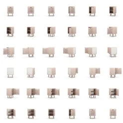 Ray Bedside Table, White Pigmented Ash 11 Ray Bedside Table, White Pigmented Ash -Maze Furni Shop department ray bedside table 14