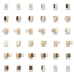 Ray Bedside Table, Oak / White -Maze Furni Shop department ray bedside table 6