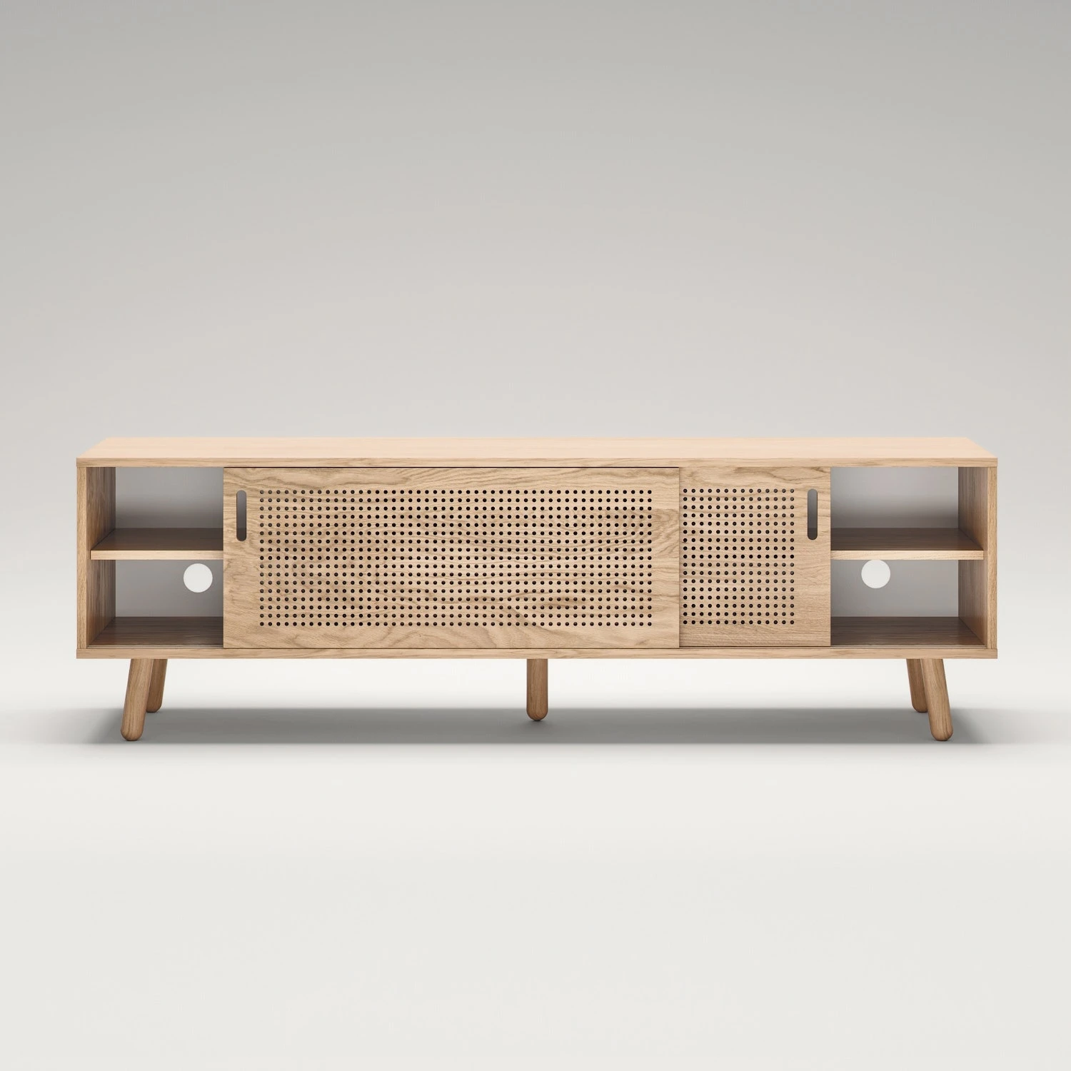 Ray Media Bench 180 Cm, Oak 4 Ray Media Bench 180 Cm, Oak - Image 4