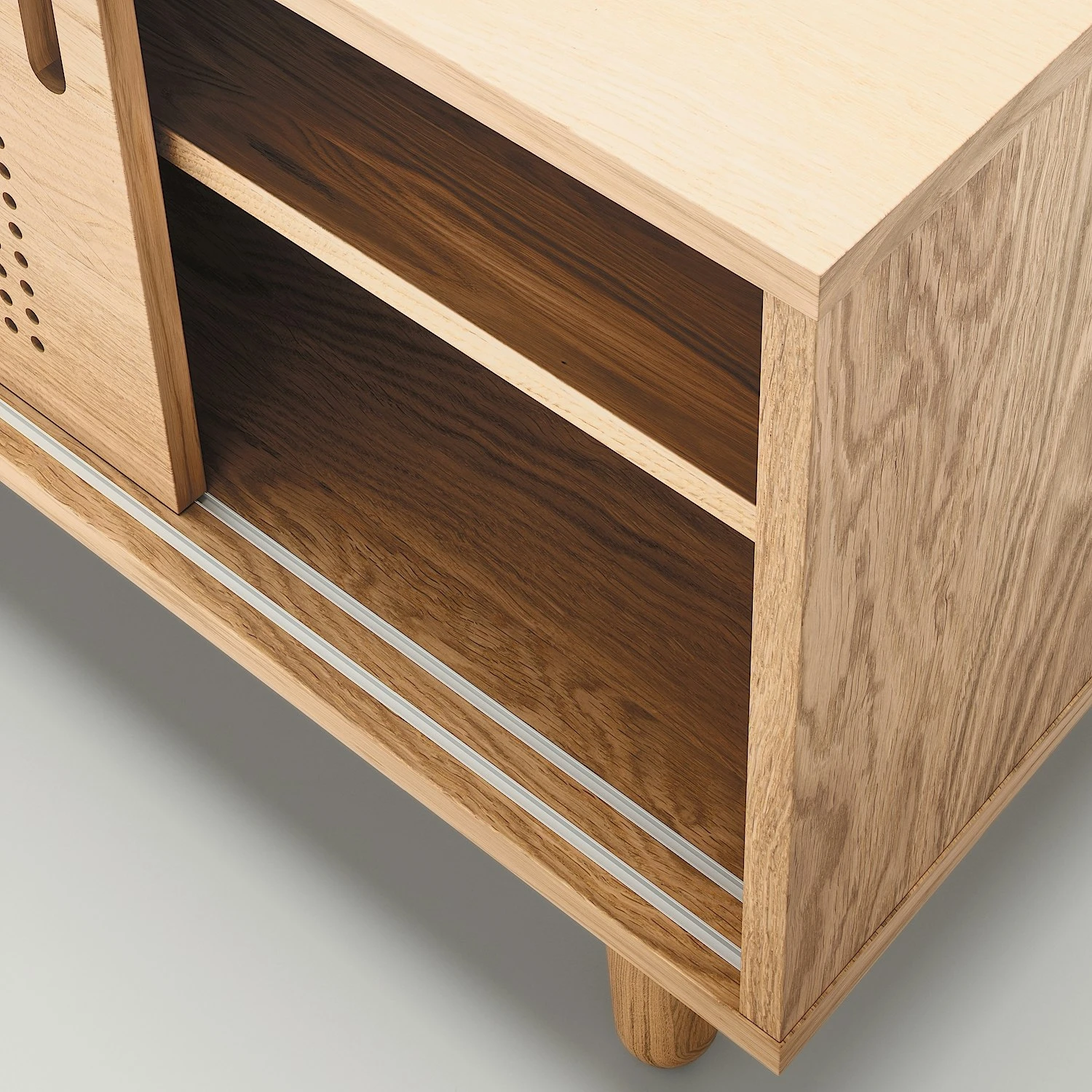 Ray Media Bench 180 Cm, Oak 5 Ray Media Bench 180 Cm, Oak - Image 5