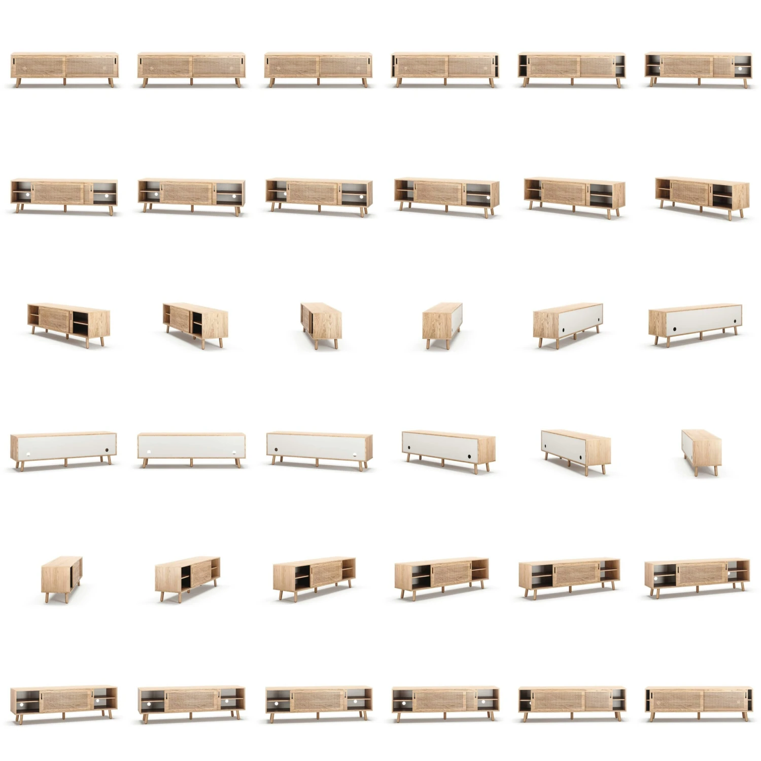 Ray Media Bench 180 Cm, Oak 6 Ray Media Bench 180 Cm, Oak - Image 6