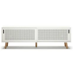 Ray Media Bench 180 Cm, White