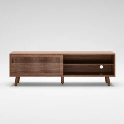 Ray Media Bench 180 Cm, Walnut -Maze Furni Shop department ray media bench 180 cm 9